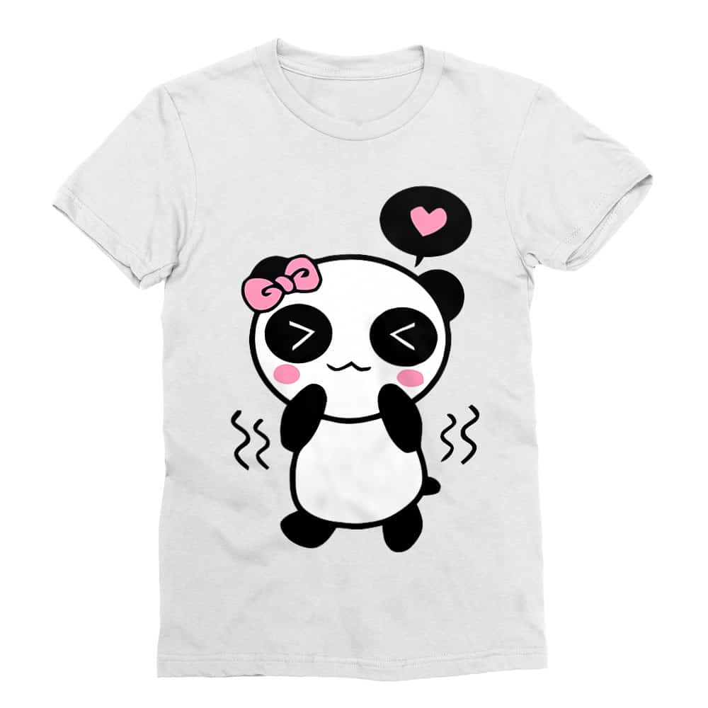 Panda Girl Férfi Testhezálló Póló