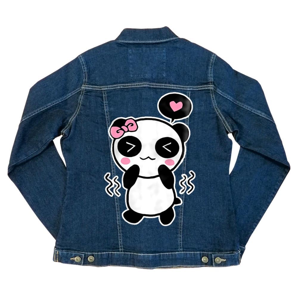 Panda Girl Női Farmerkabát