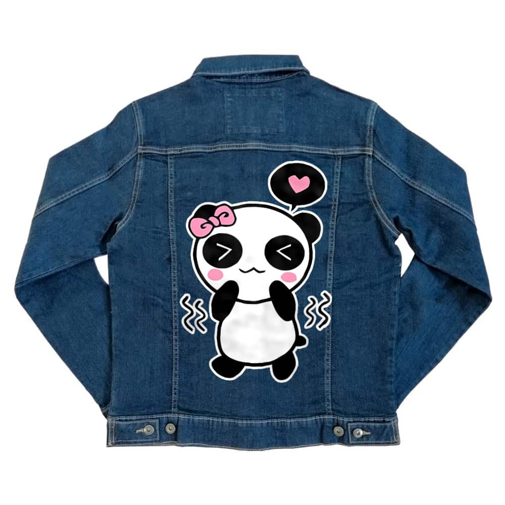 Panda Girl Unisex Farmerkabát