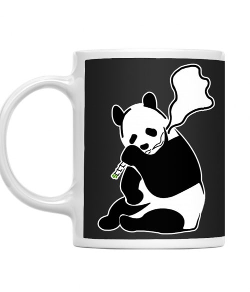 Smoking Panda Pandás Bögre - Pandás