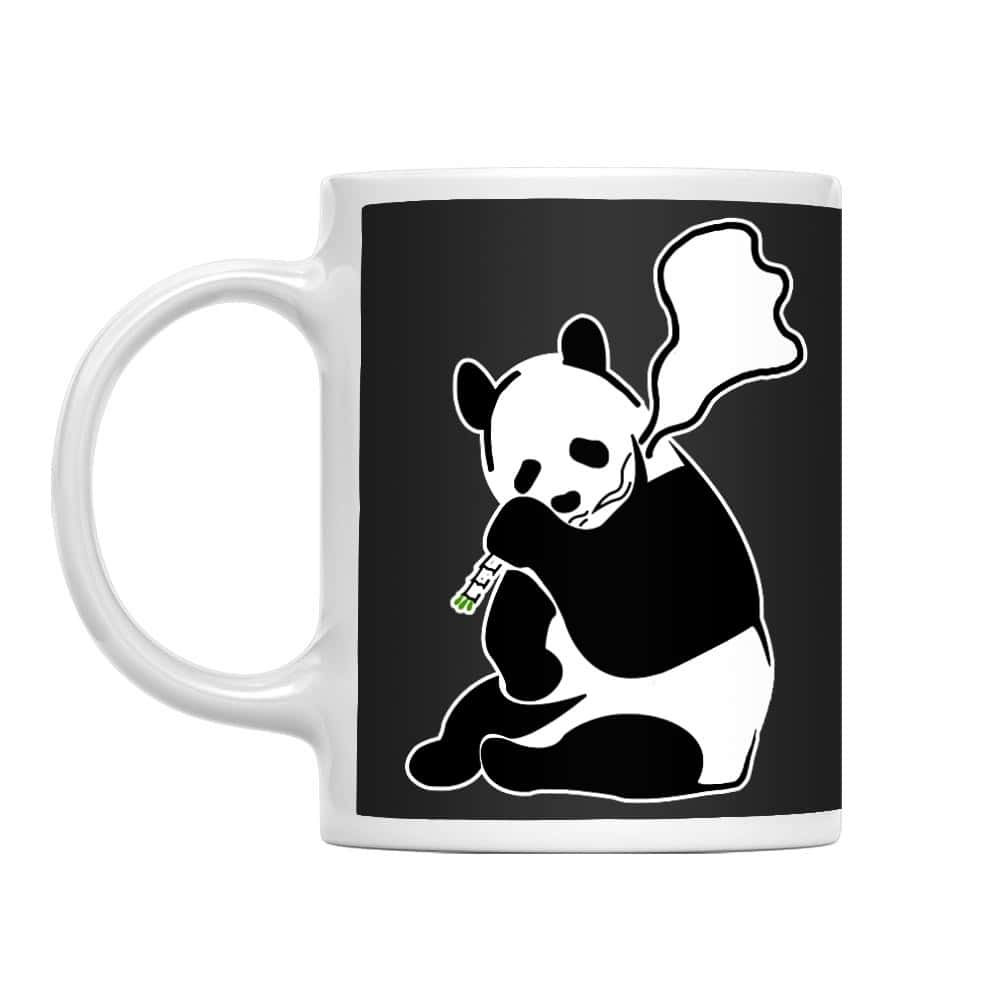Smoking Panda Bögre