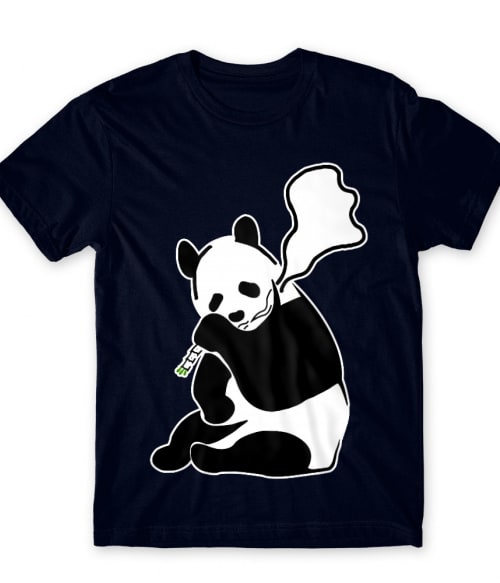 Smoking Panda Pandás Póló - Pandás