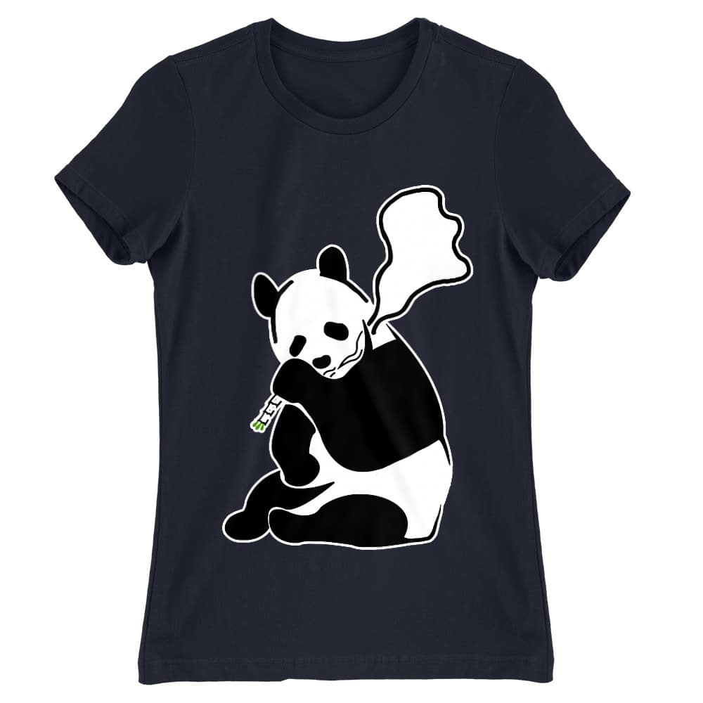 Smoking Panda Női Póló