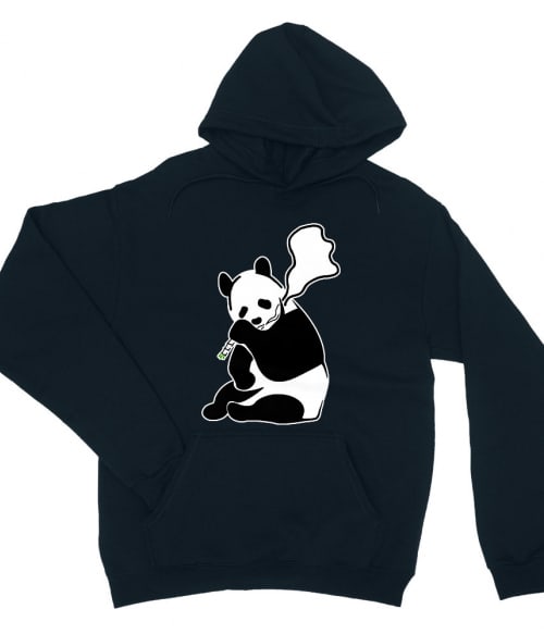 Smoking Panda Pandás Pulóver - Pandás