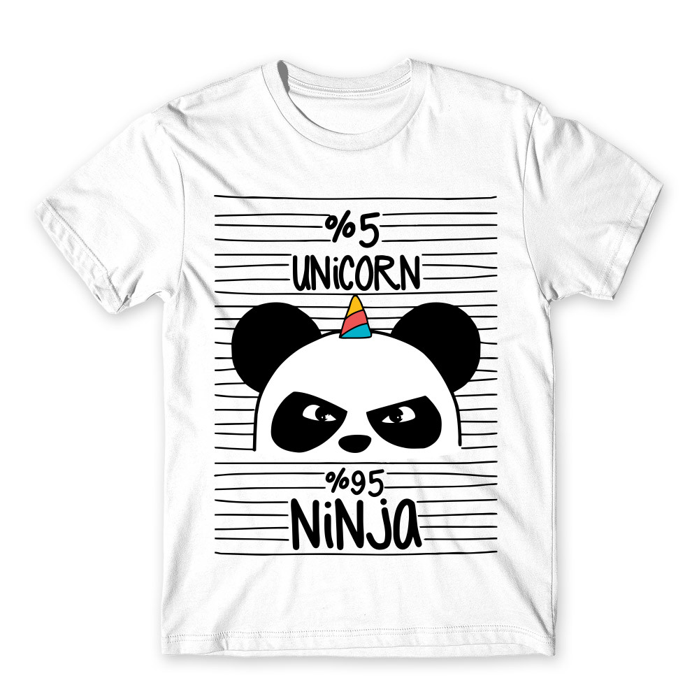 Unicorn Ninja Panda Férfi Póló