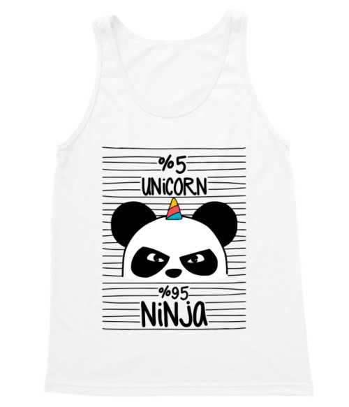 Unicorn Ninja Panda Állatos Trikó - Pandás
