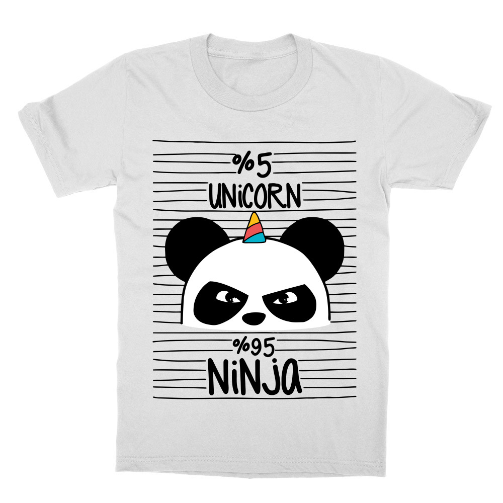 Unicorn Ninja Panda Gyerek Póló