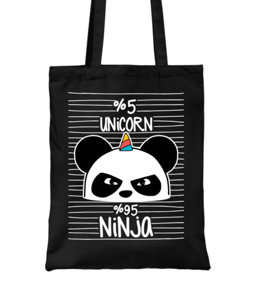 Unicorn Ninja Panda Állatos Táska - Pandás