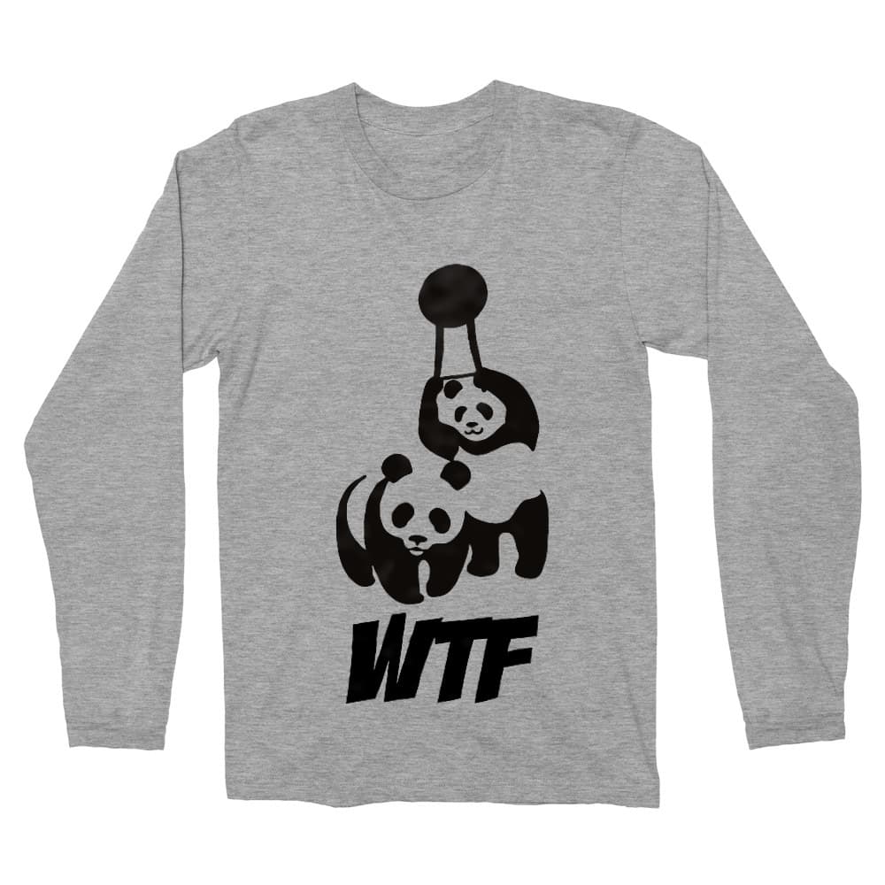 WTF Panda Férfi Hosszúujjú Póló
