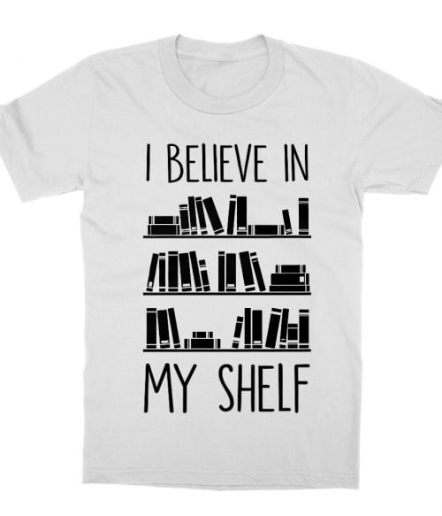 Believe in My Shelf Olvasás Gyerek Póló - Olvasás