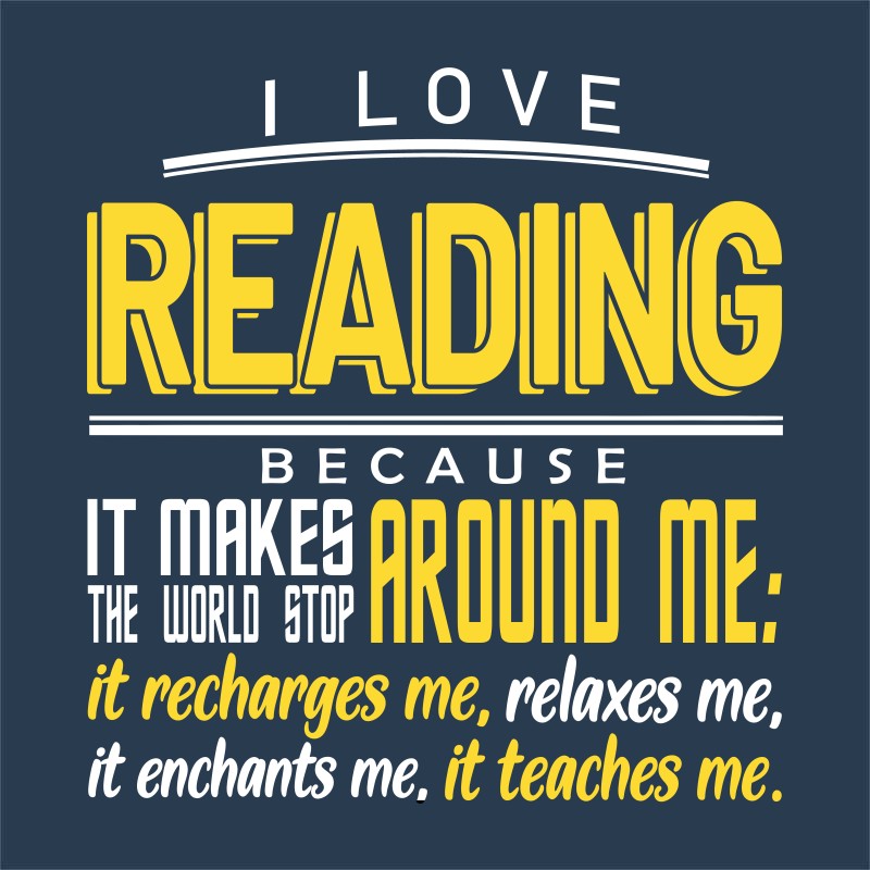 I love reading