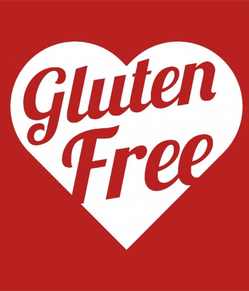 Gluten free heart Gluténmentes Pólók, Pulóverek, Bögrék - Hobbi-Érdeklődés