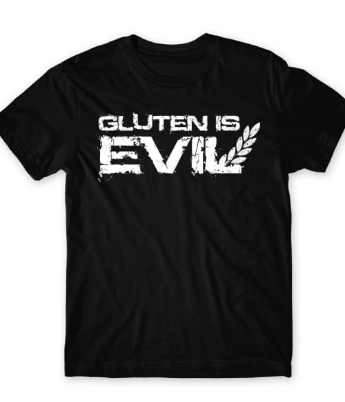 Gluten is evil Gluténmentes Férfi Póló - Hobbi-Érdeklődés