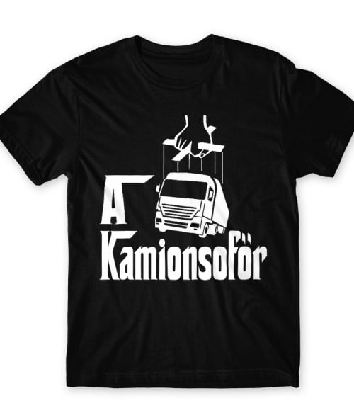 A kamionsofőr Kamionos Férfi Póló - Sofőr