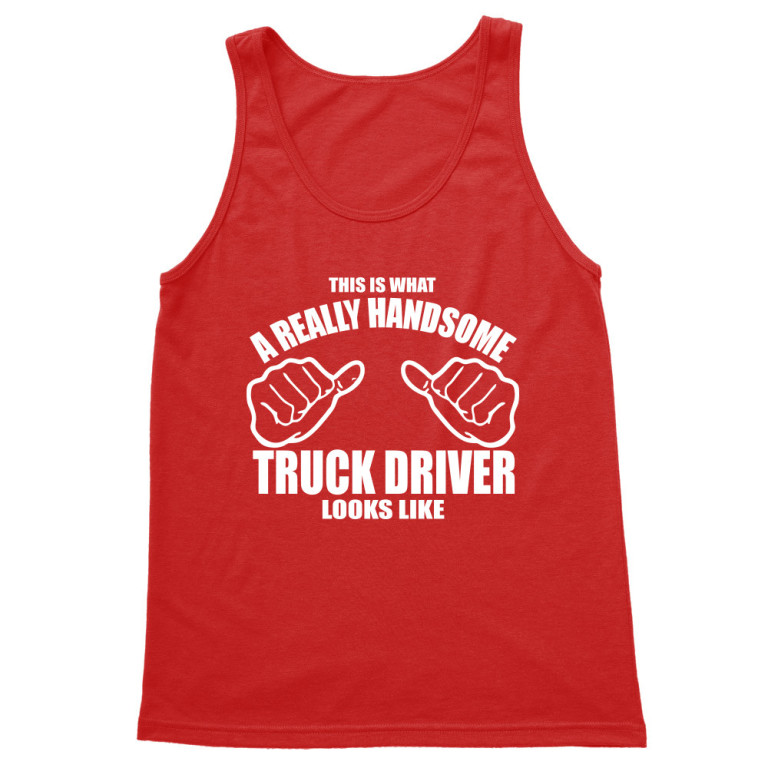Handsome truck driver