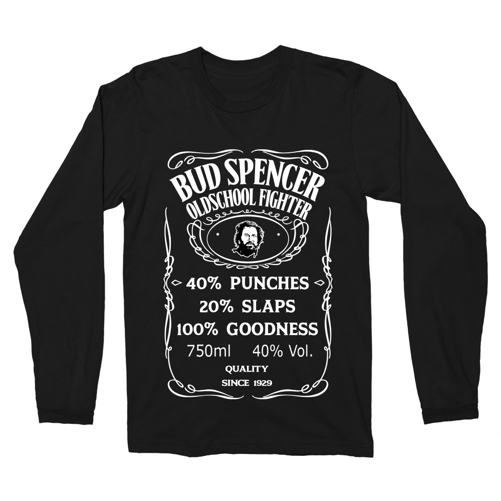Bud Spencer-es Jack Daniel's Férfi Hosszúujjú Póló