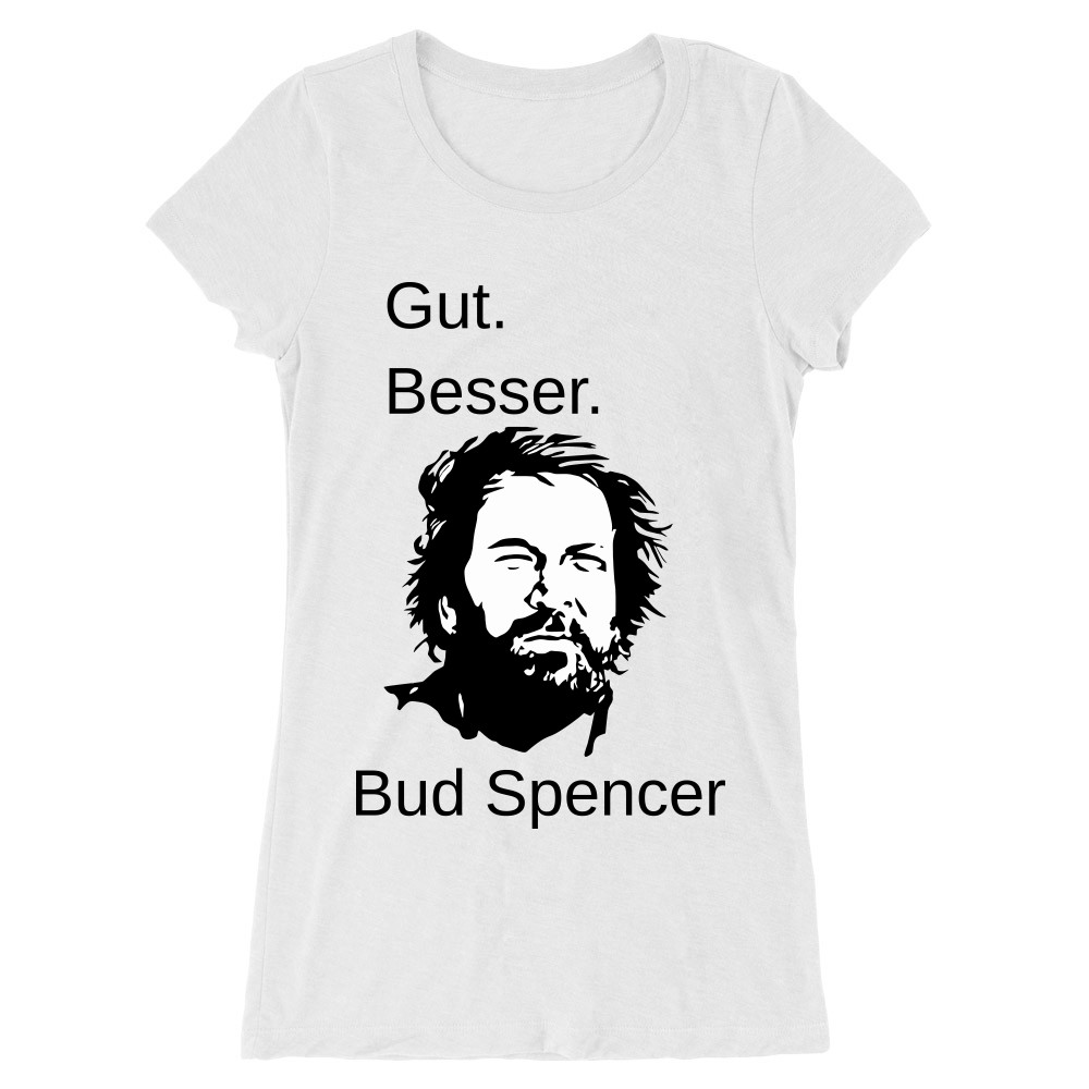Bud Spencer Gut Besser Női Hosszított Póló