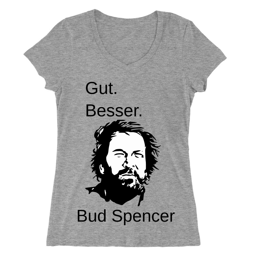Bud Spencer Gut Besser Női V-nyakú Póló