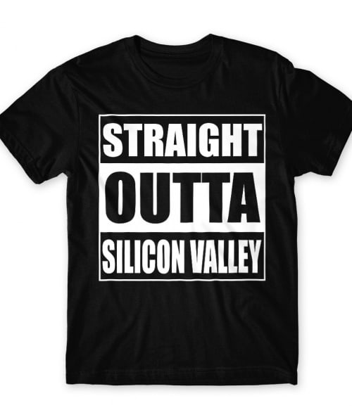 Straight outta Silicon Valley Szilícium-völgy Póló - Vígjátéksorozat