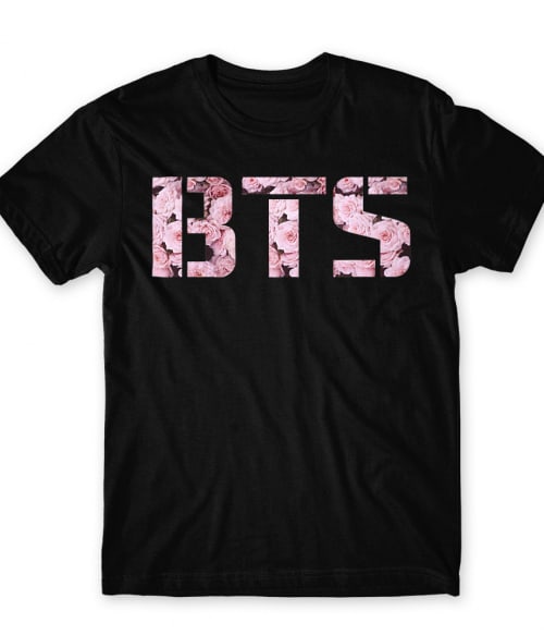 BTS Flower Logo Póló - Ha K-Pop rajongó ezeket a pólókat tuti imádni fogod!