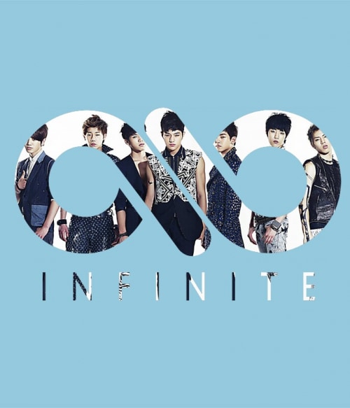 Infinite Members Logo K-Pop Pólók, Pulóverek, Bögrék - Zene