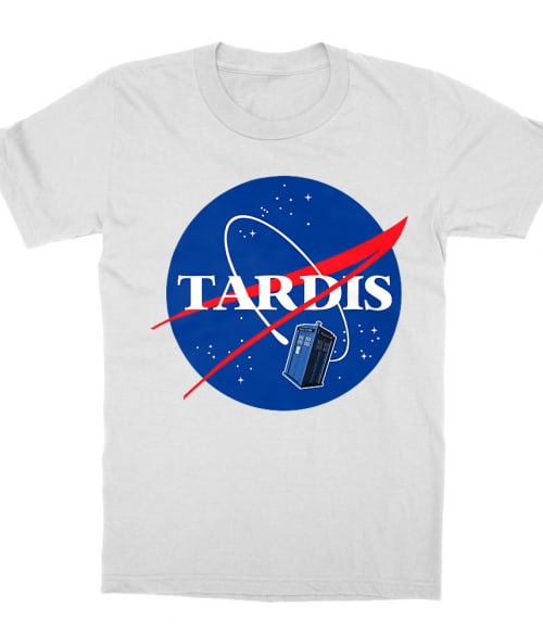 Tardis Nasa logo Póló - Ha Doctor Who rajongó ezeket a pólókat tuti imádni fogod!