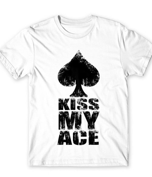 Kiss my ace Póker Férfi Póló - Póker