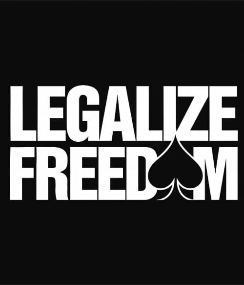 Legalize freedom Póker Pólók, Pulóverek, Bögrék - Póker