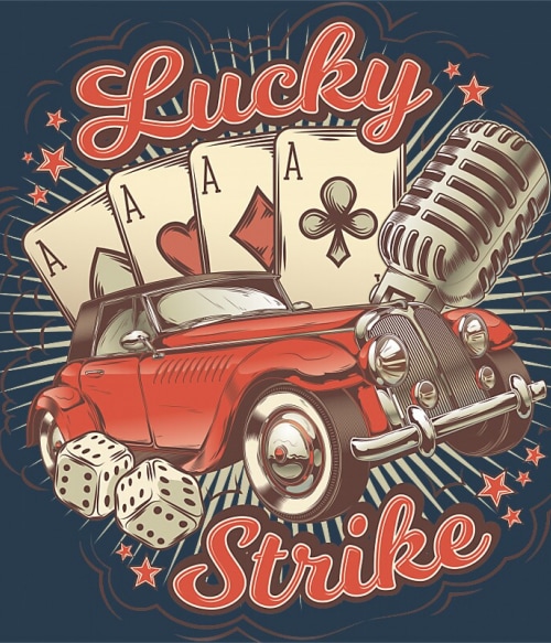 Luckey strike Póker Pólók, Pulóverek, Bögrék - Póker