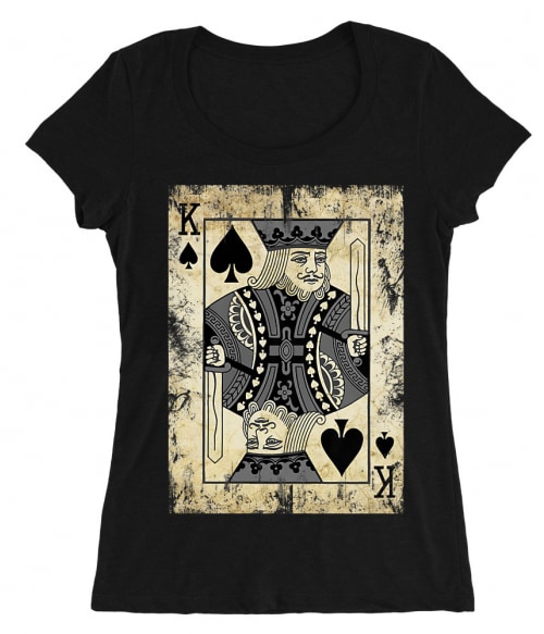 Playing card king Póló - Ha Poker rajongó ezeket a pólókat tuti imádni fogod!