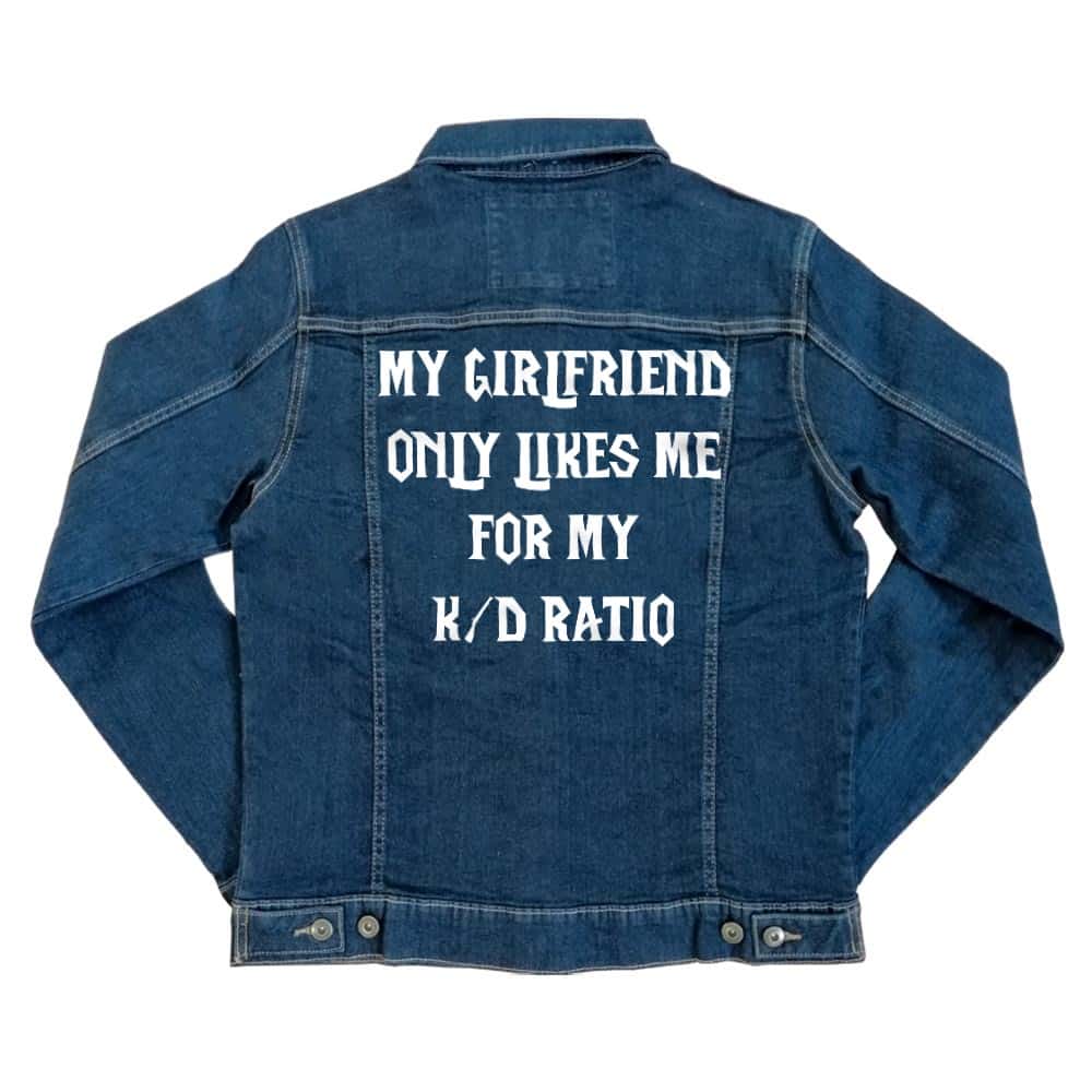 A barátnőm csak a K/D-m miatt szeret Unisex Farmerkabát