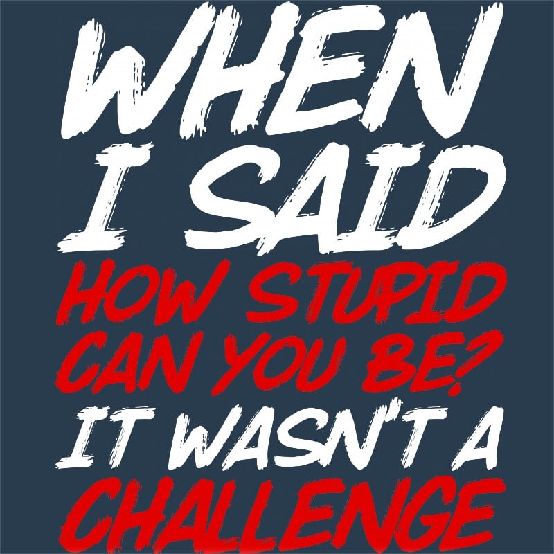 Stupid challenge