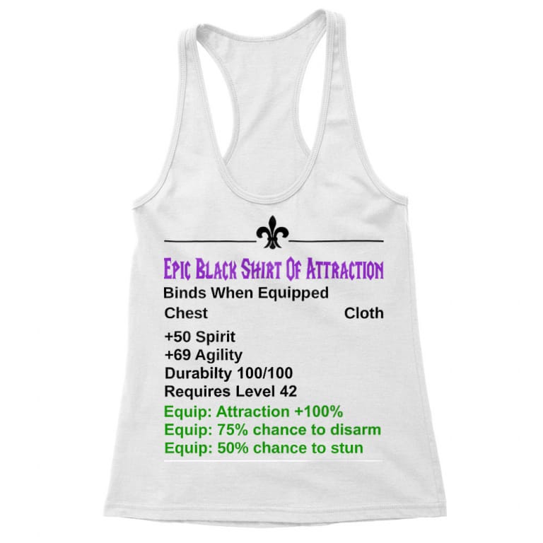 Epic White Shirt Of Attraction