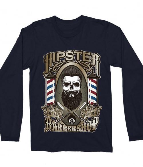 Hipster barbershop Póló - Ha Skulls rajongó ezeket a pólókat tuti imádni fogod!