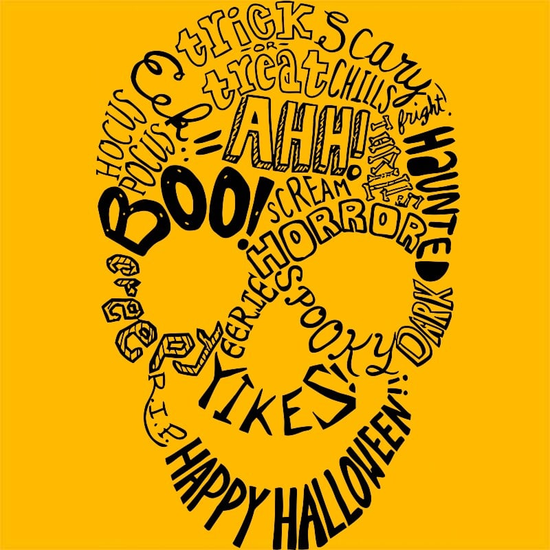 Skull text - Design preview