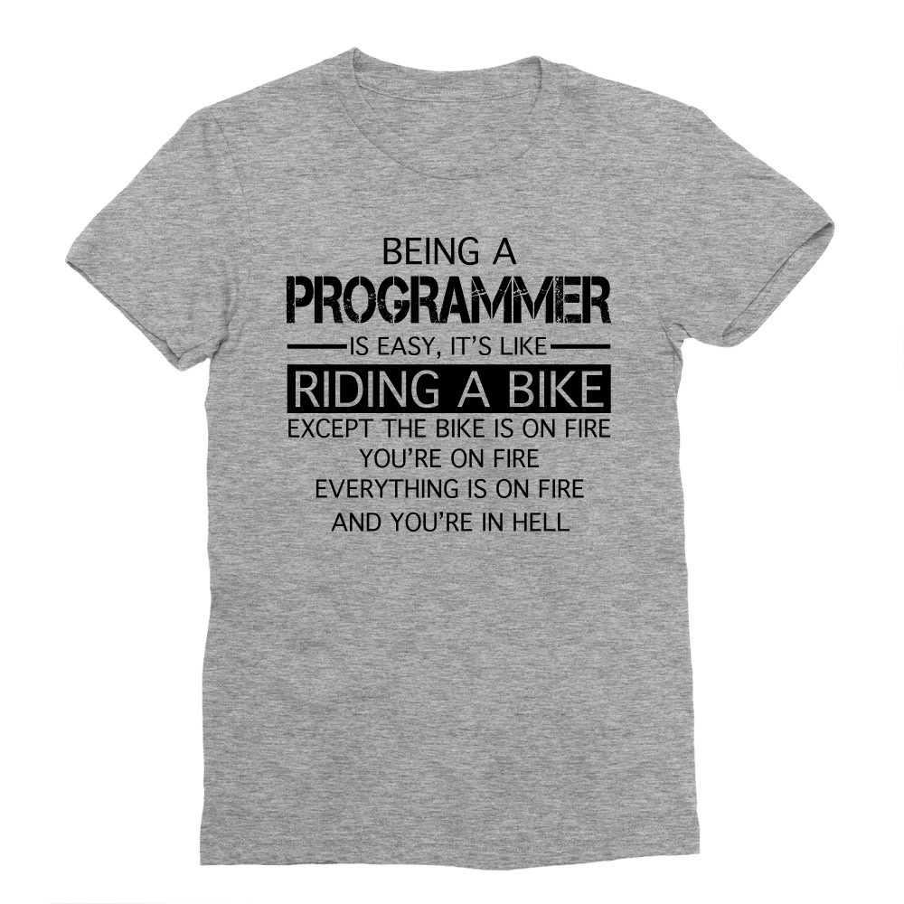 Being a programmer Férfi Testhezálló Póló