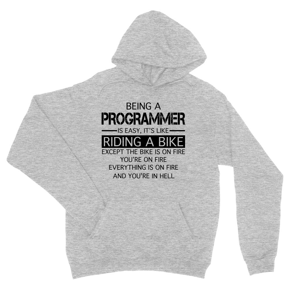 Being a programmer Unisex Pulóver