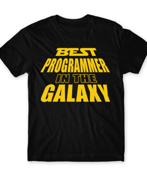 Best programmer in the galaxy Programozó Póló - Programozó