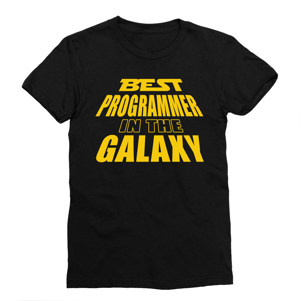 Best programmer in the galaxy Férfi Testhezálló Póló
