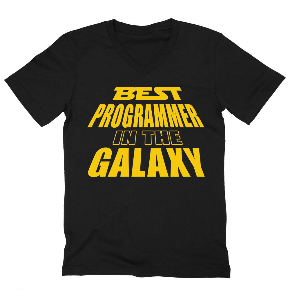 Best programmer in the galaxy Férfi V-nyakú Póló