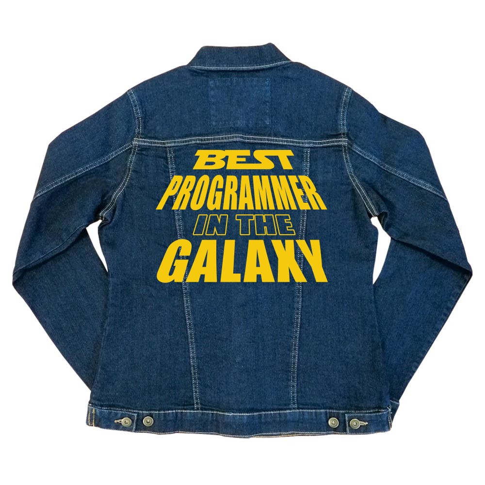 Best programmer in the galaxy Női Farmerkabát