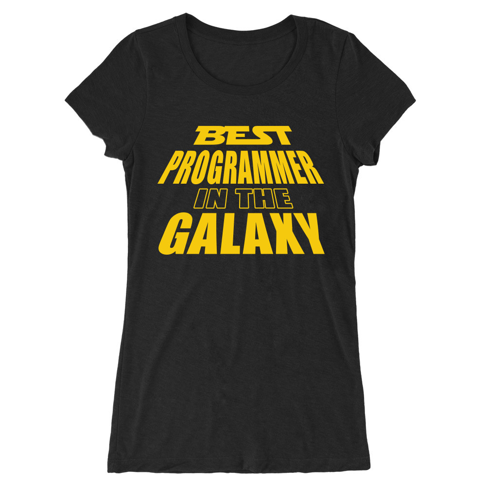 Best programmer in the galaxy Női Hosszított Póló