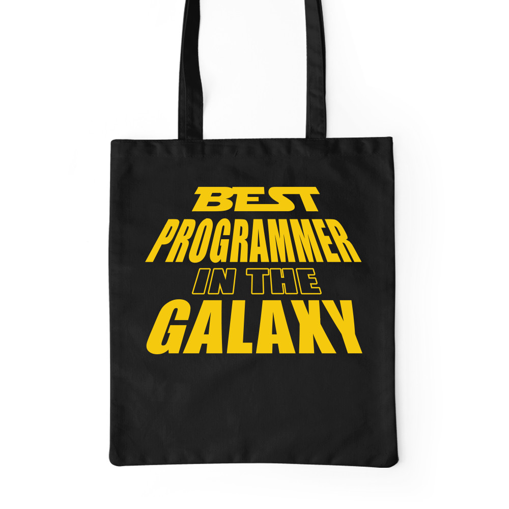 Best programmer in the galaxy Prémium Vászontáska
