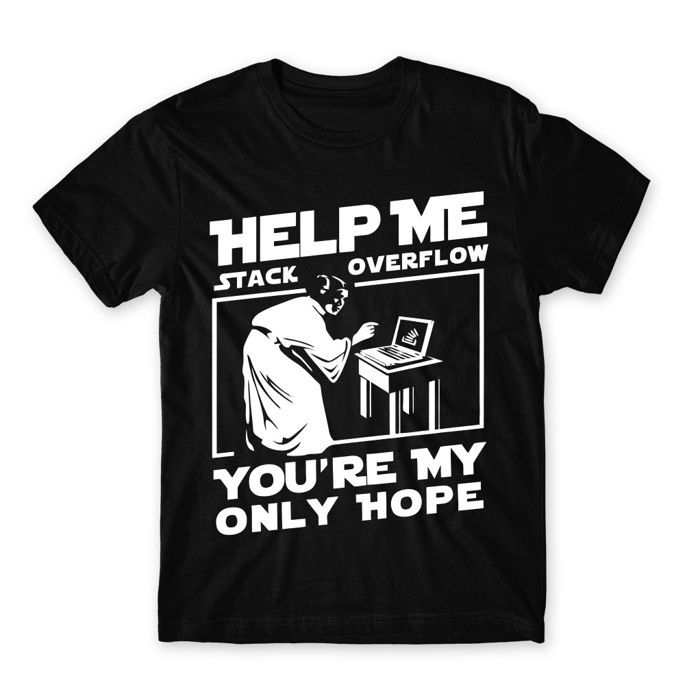 Help me stack overflow Férfi Póló