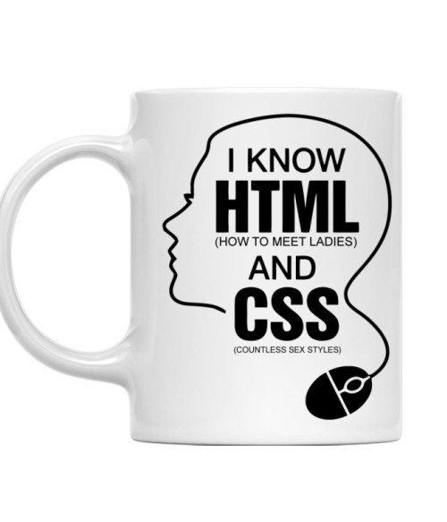 I know HTML and CSS Programozó Bögre - Programozó