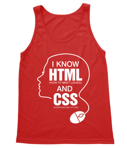 I know HTML and CSS Programozó Trikó - Programozó