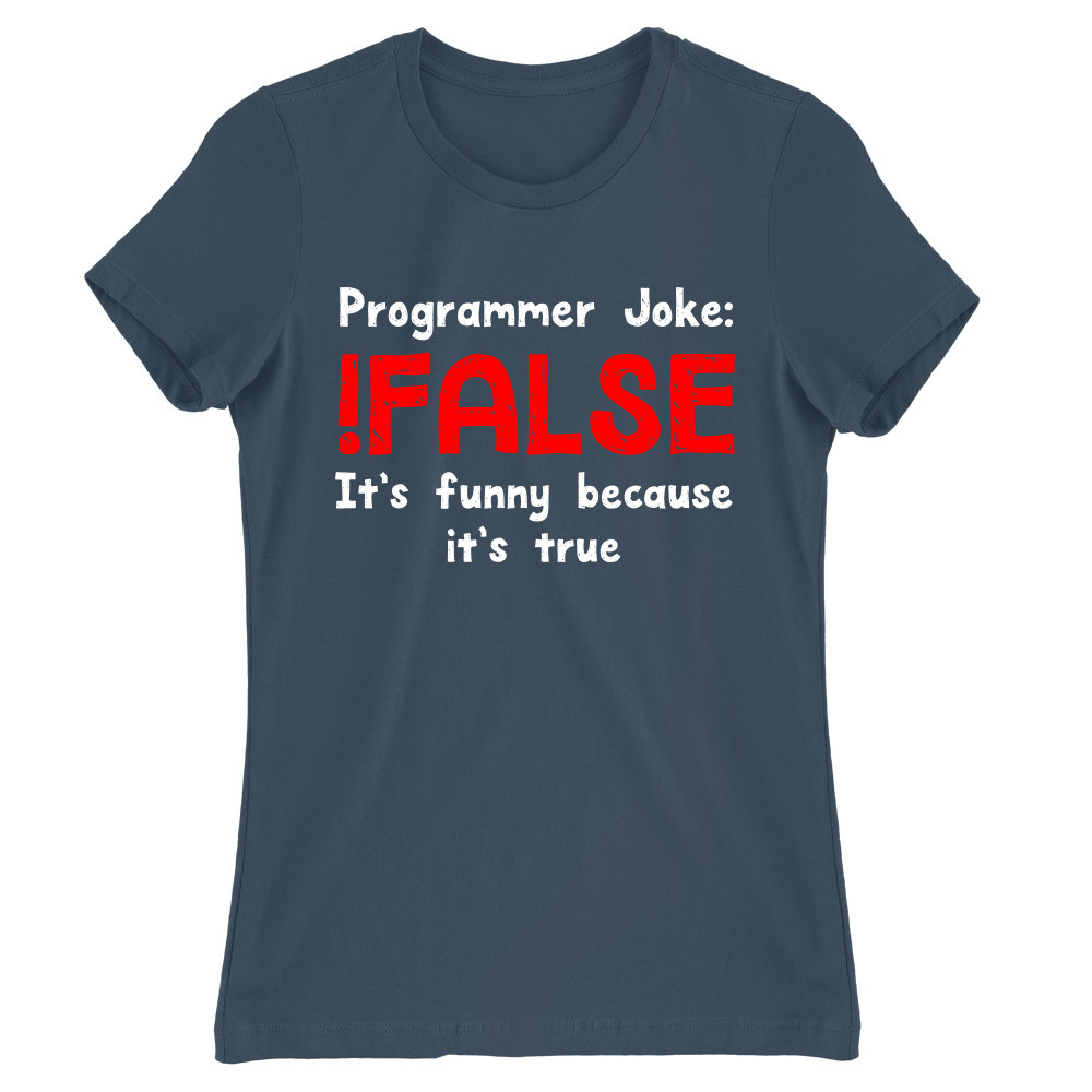 Programmer joke Női Póló