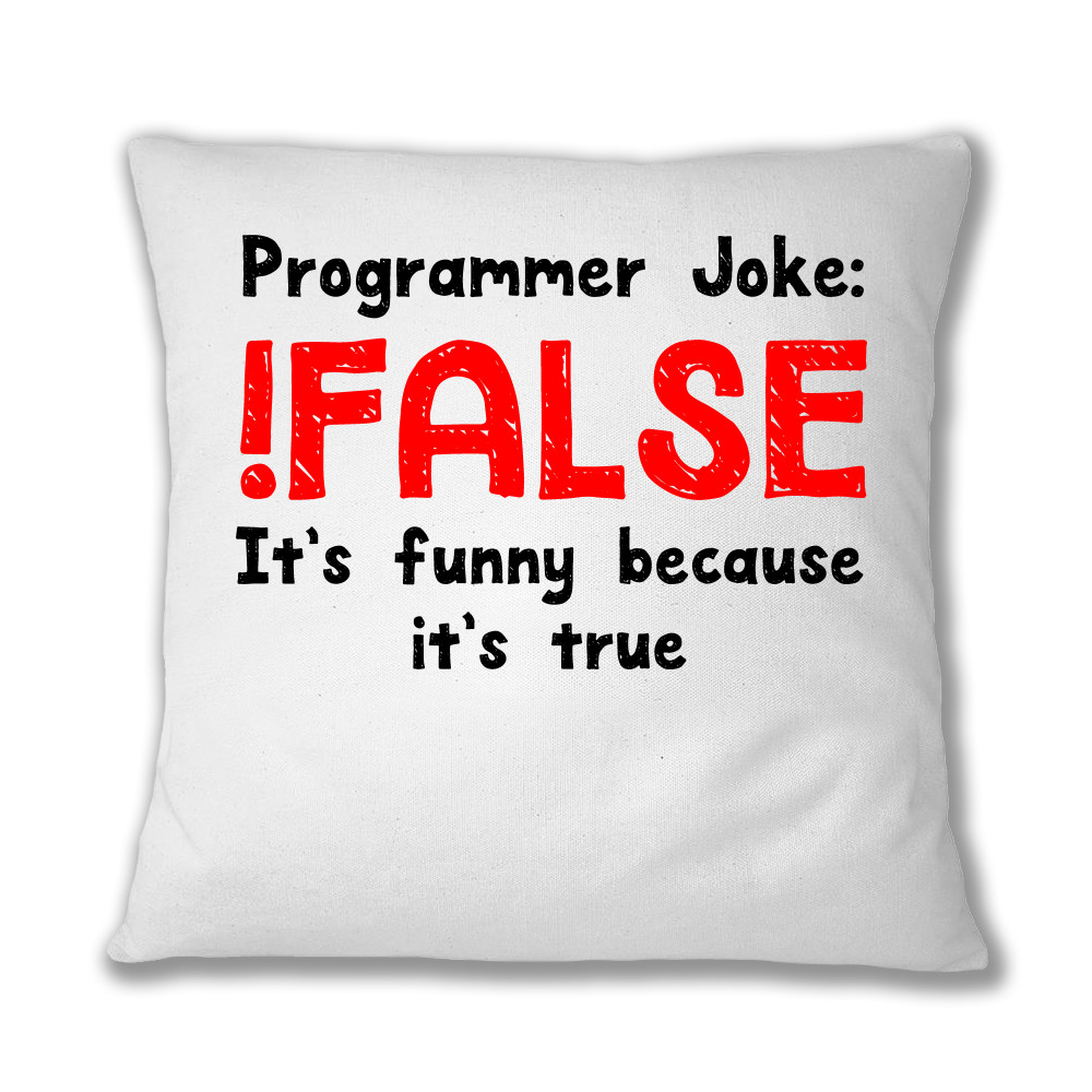 Programmer joke Párnahuzat