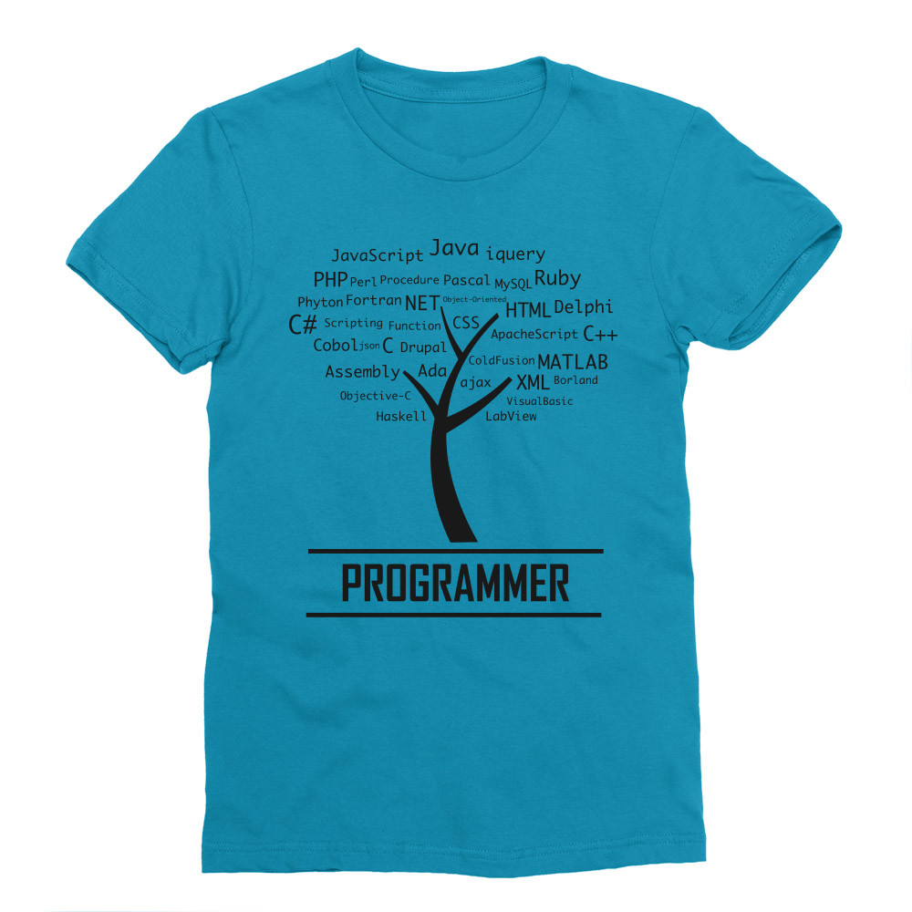 Programmer tree Férfi Testhezálló Póló
