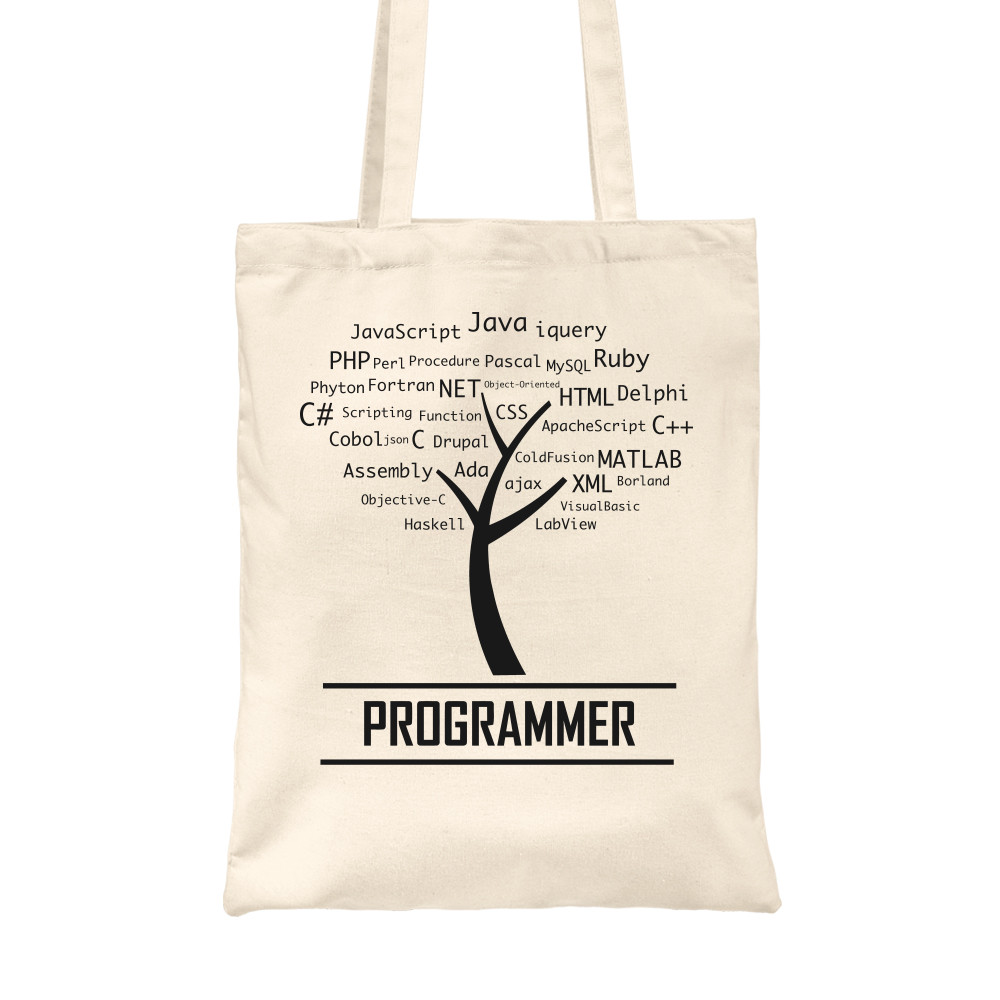 Programmer tree Vászontáska
